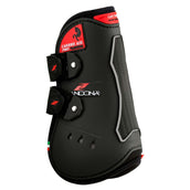 Zandona Peesbeschermers Carbon Air Velcro Tendon Zwart