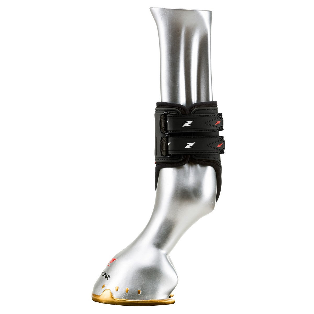 Zandona Strijklappen Carbon Air Balance Velcro Fetlock Zwart