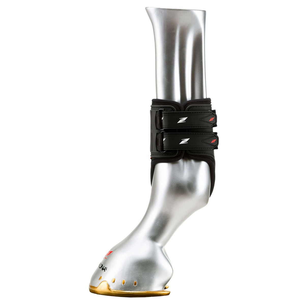 Zandona Strijklappen Superior Air Velcro Fetlock Zwart