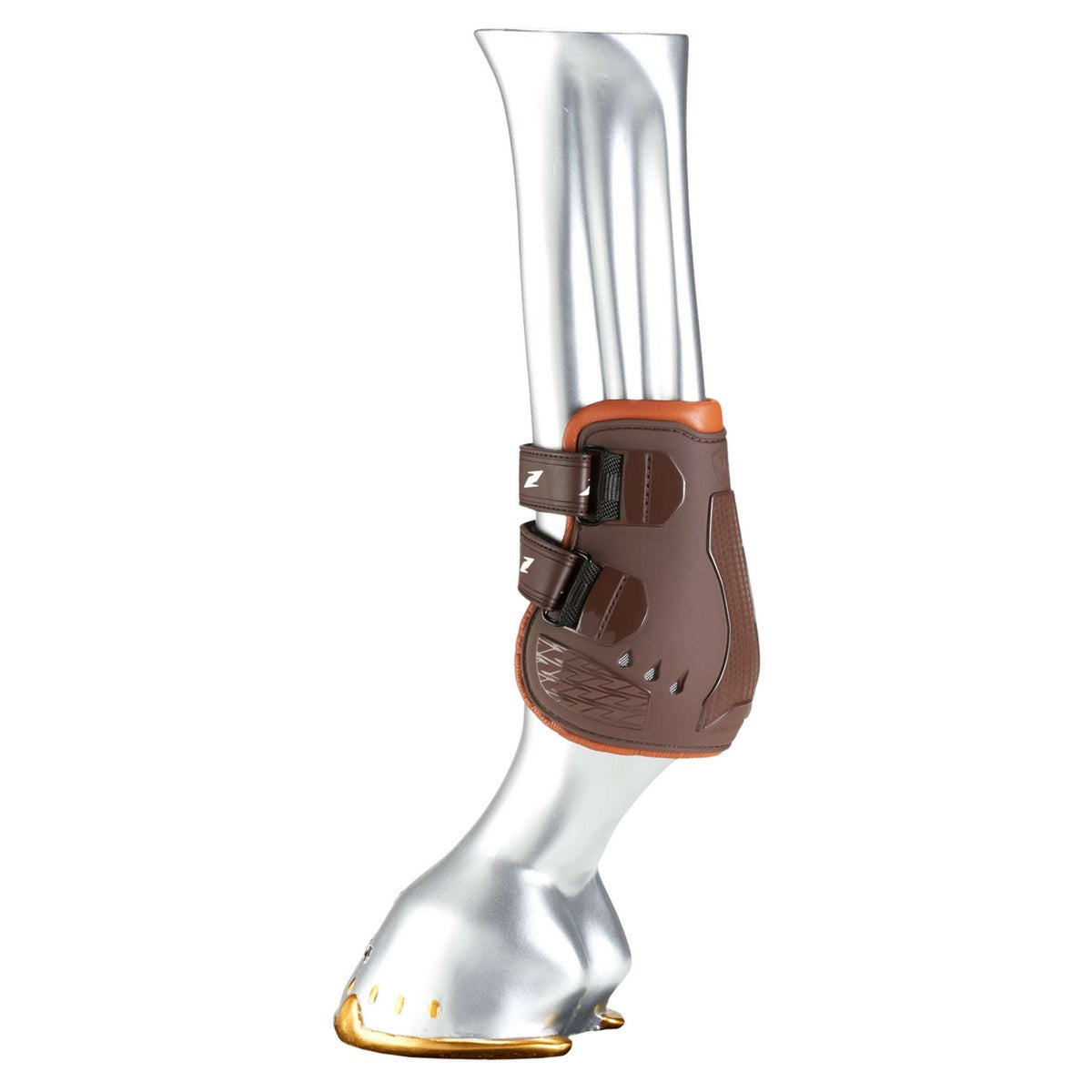 Zandona Kogelbeschermers Carbon Air Classic Evo ActiveFit Velcro Fetlock Bruin