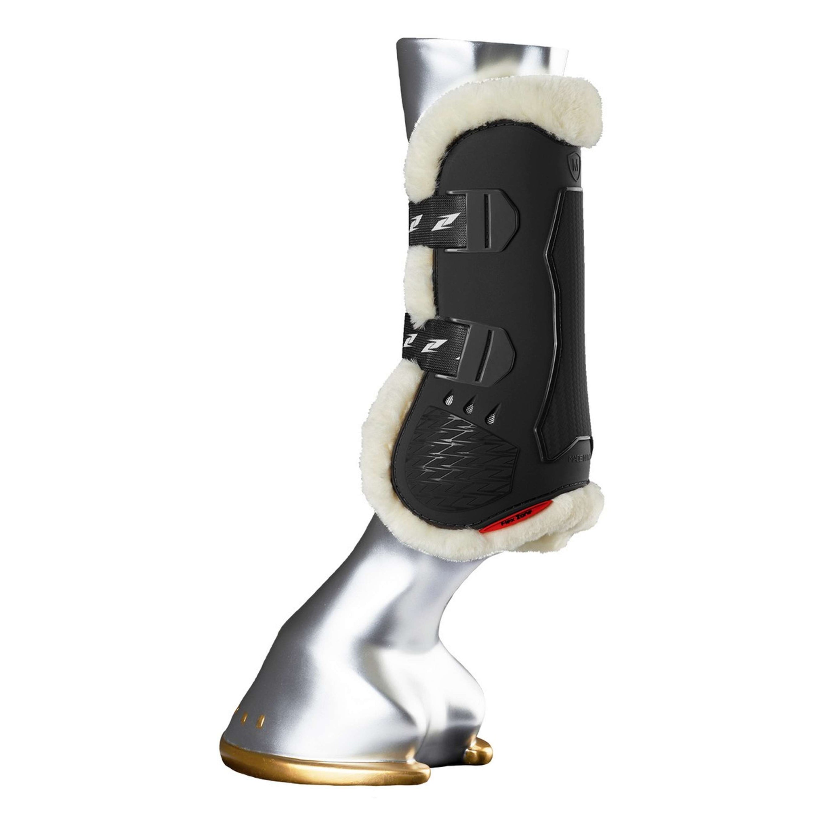 Zandona Peesbeschermers Carbon Air Techno Fur Tendon Zwart Zandona Peesbeschermers Carbon Air Techno Fur Tendon Zwart