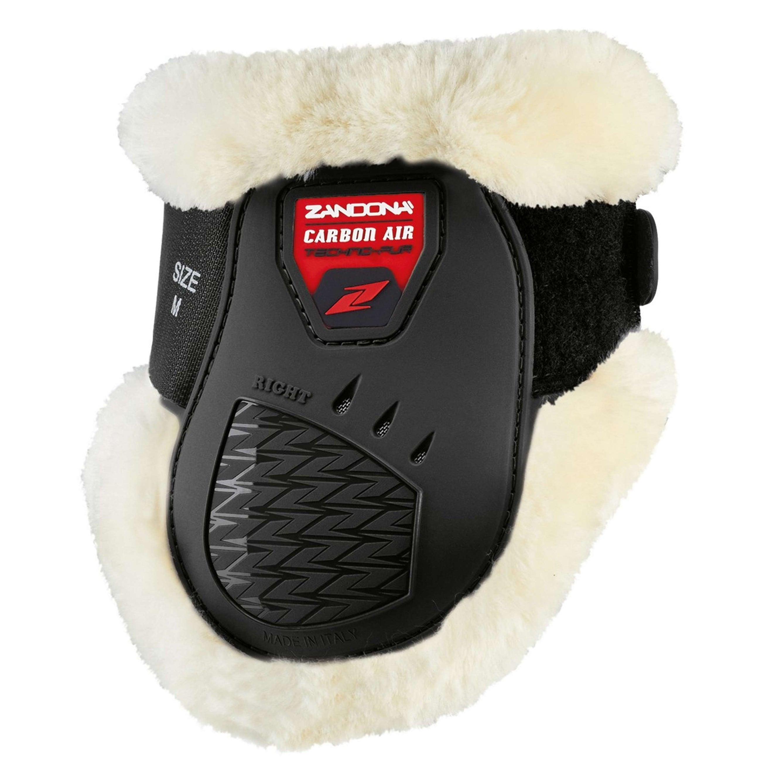 Zandona Strijklappen Carbon Air Techno Fur Junior Fetlock Zwart Zandona Strijklappen Carbon Air Techno Fur Junior Fetlock Zwart