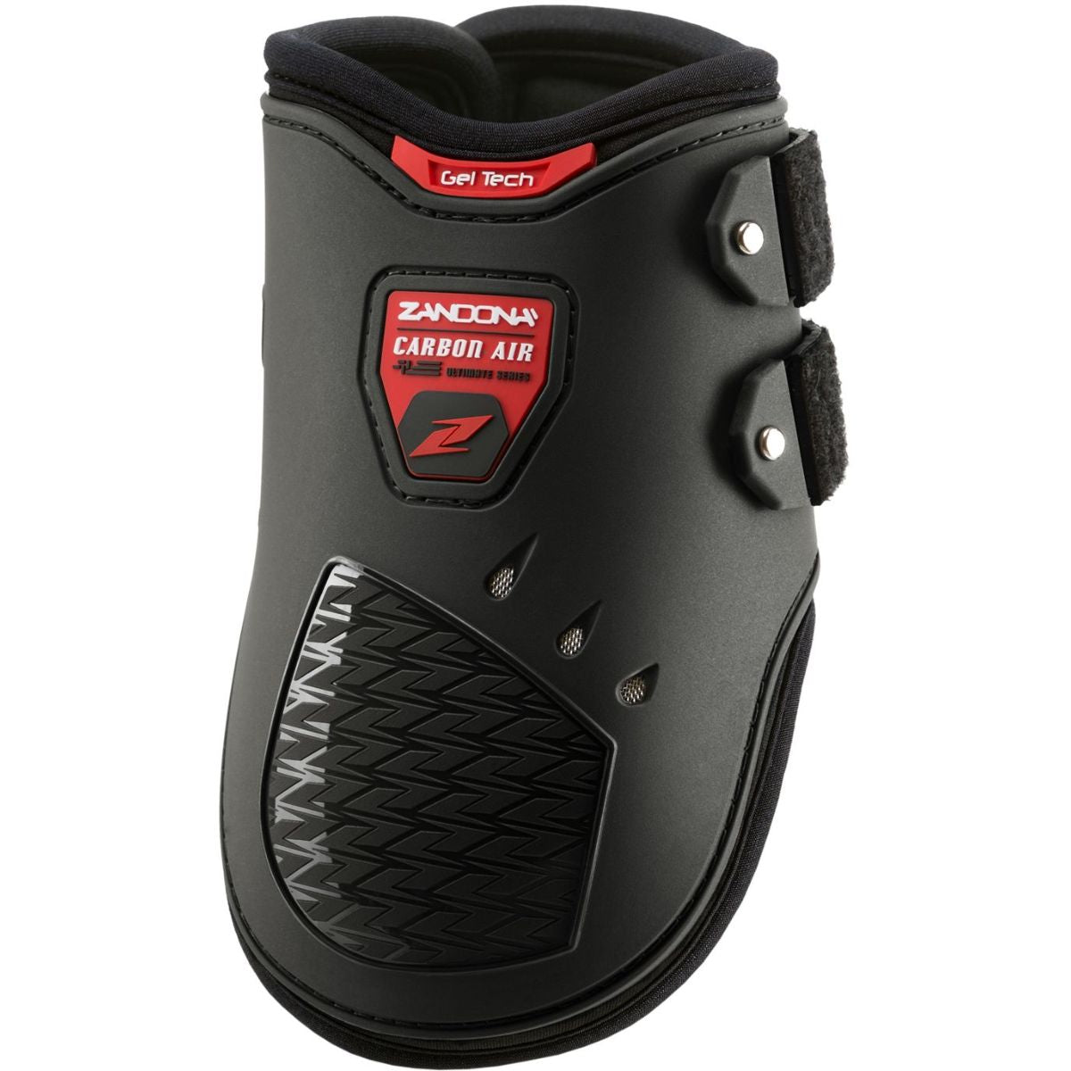 Zandona Strijklappen Carbon Air Velcro Fetlock Zwart