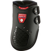 Zandona Strijklappen Carbon Air Balance Velcro Fetlock Zwart