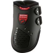 Zandona Strijklappen Superior Air Velcro Fetlock Zwart