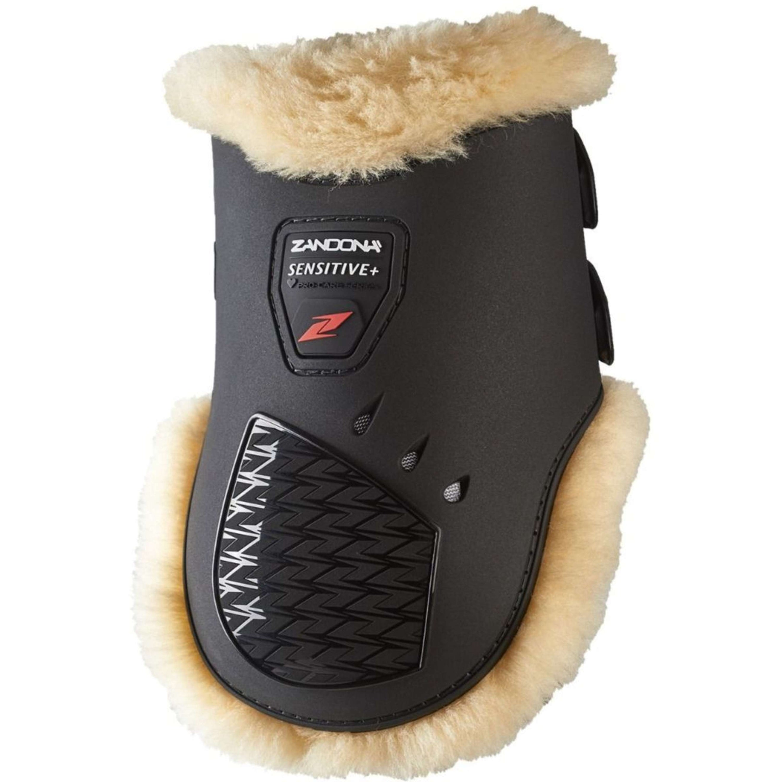 Zandona Strijklappen Carbon Air Sensitive Plus Fetlock Black Edition