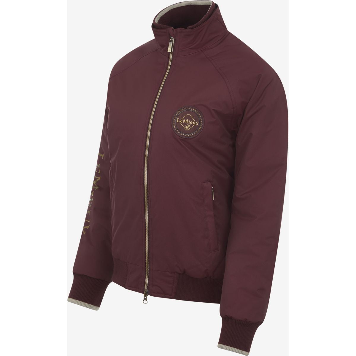 LeMieux Bomber Jack Elite Crew Burgundy