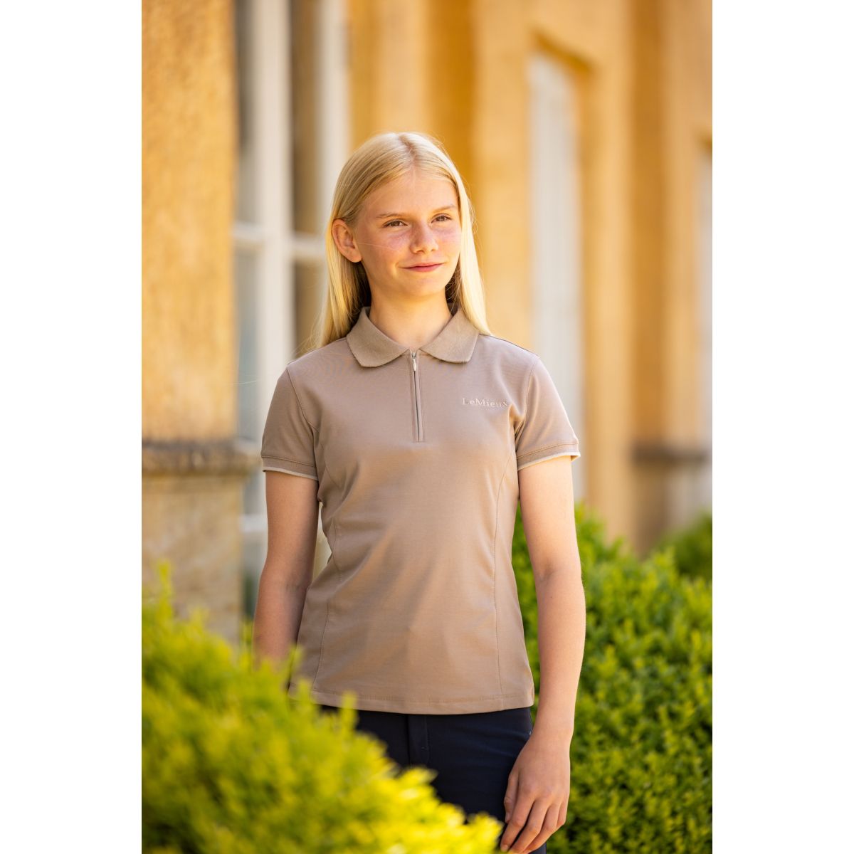 LeMieux Poloshirt Young Rider Mink