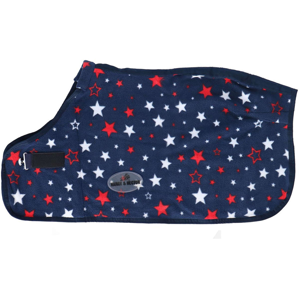 HB Harry & Hector Fleece deken Star Blauw