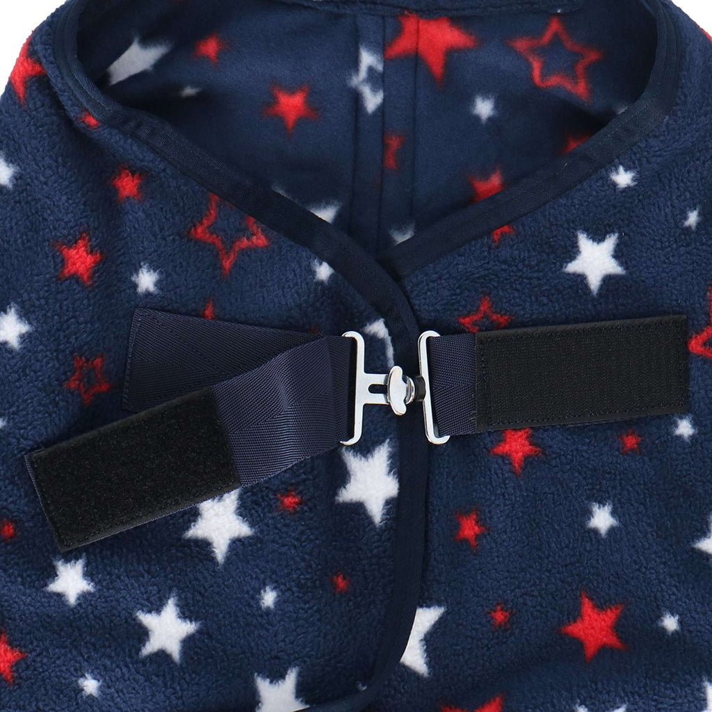 HB Harry & Hector Fleece deken Star Blauw