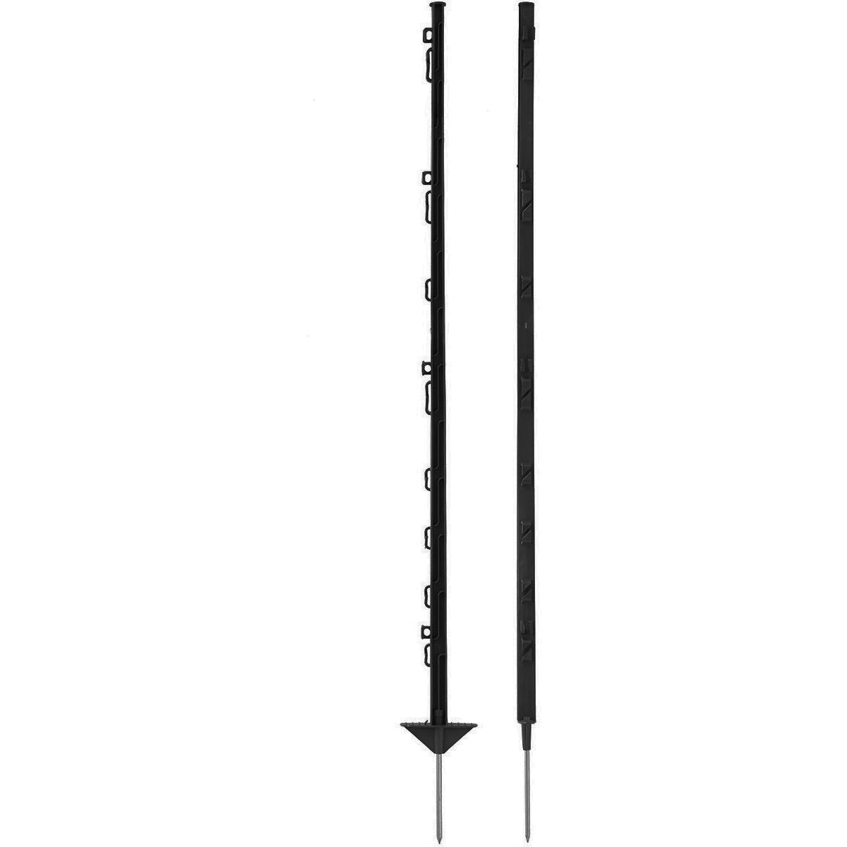 Agradi Power Weidepaal Classic Dubbel 125cm 20 Stuks Zwart