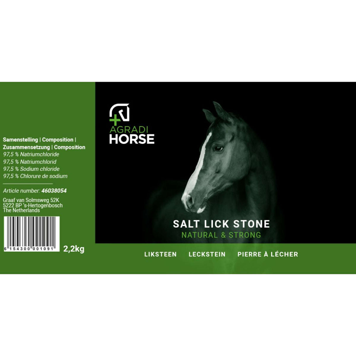 Agradi Health Himalaya liksteen Rechthoekig