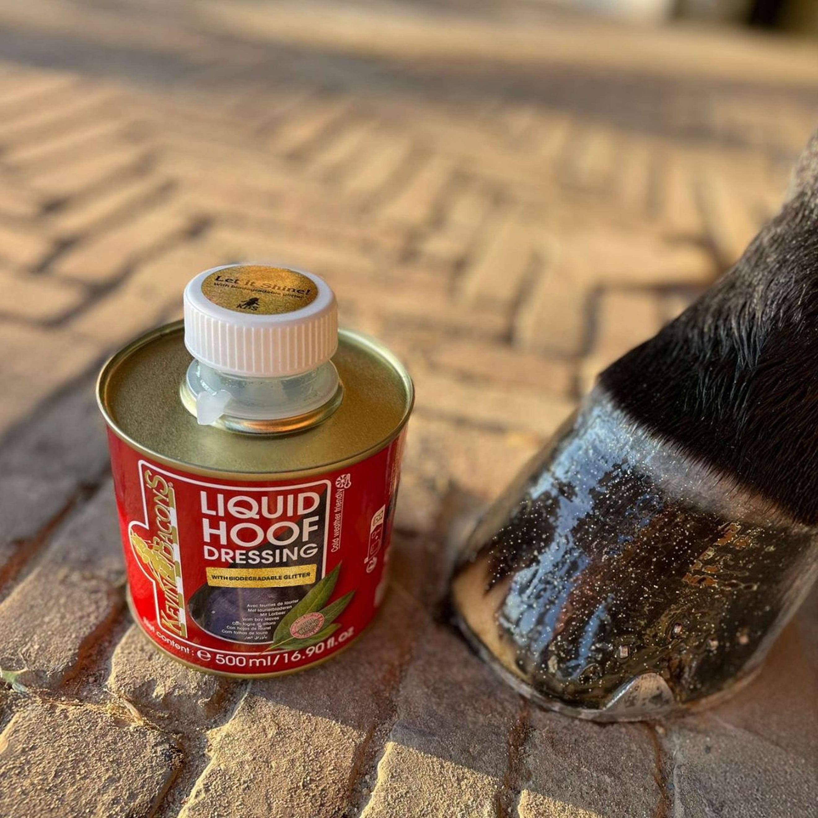 Kevin Bacon's Hoefdressing Glitter Edition Goud