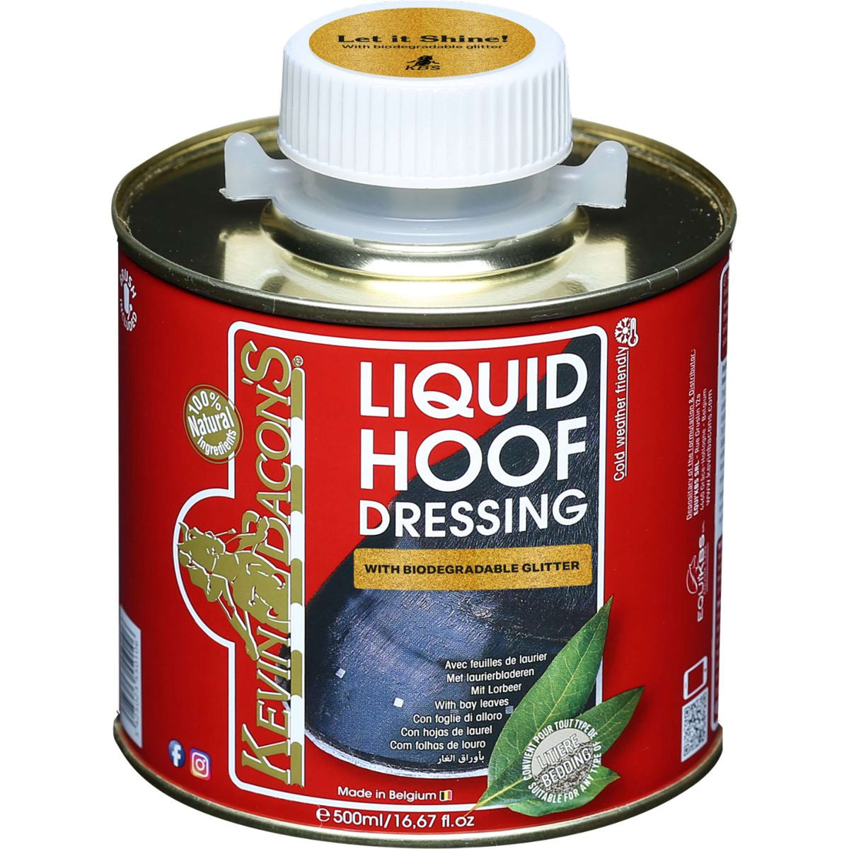 Kevin Bacon's Hoefdressing Glitter Edition Goud