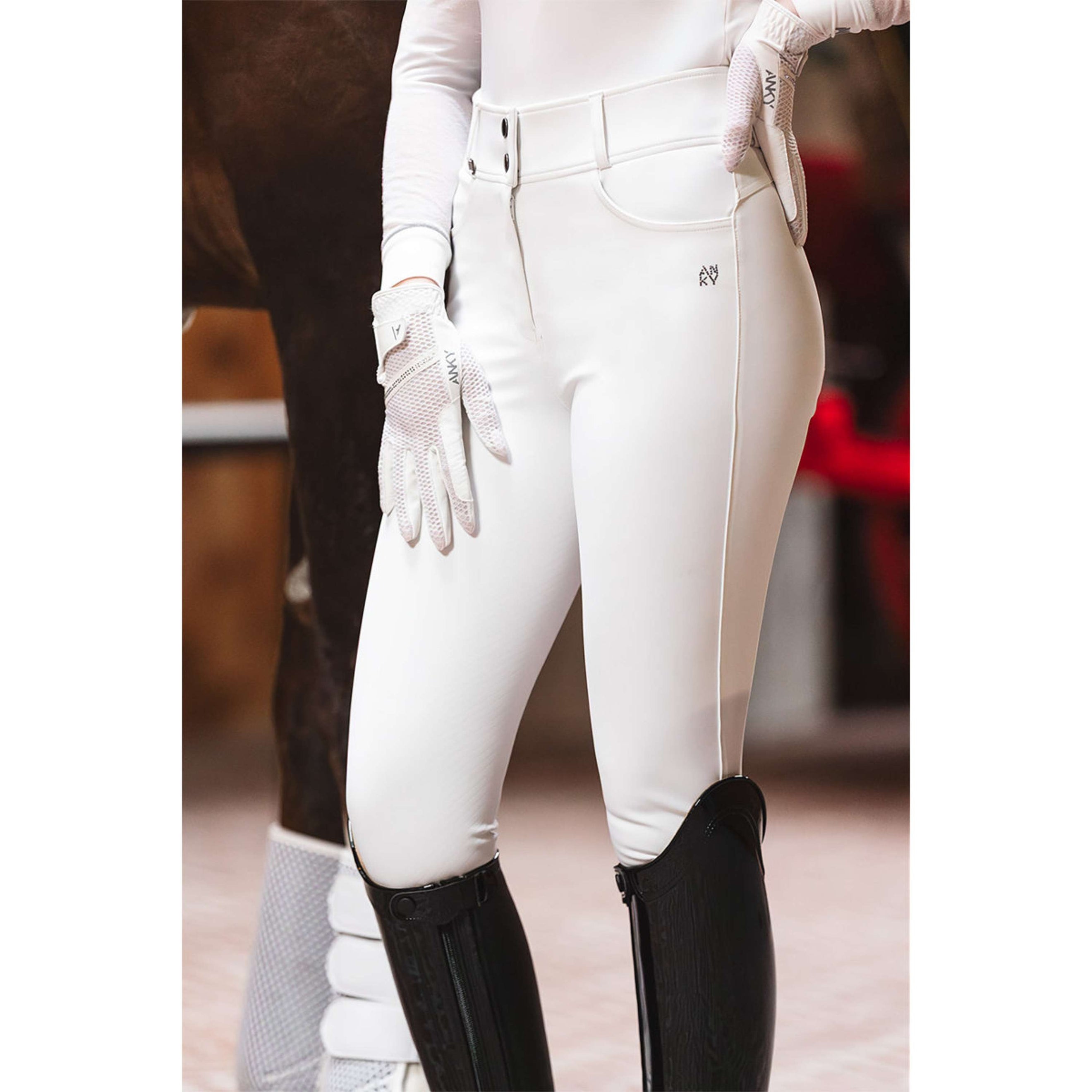 ANKY Rijbroek Regal C-Wear XR26101 Full Grip Wit ANKY Rijbroek Regal C-Wear XR26101 Full Grip Wit