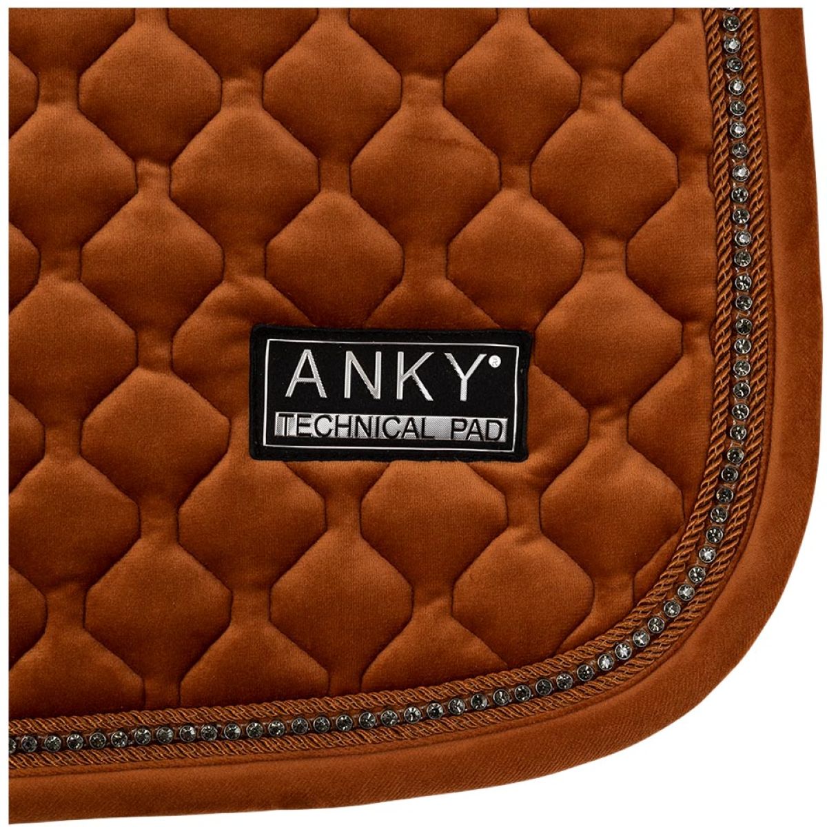 ANKY Zadeldekje Velvet Stones Springen Rust