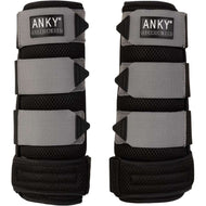 ANKY 3-in-1 Beenbeschermer 3D Mesh Black/Steel Grey