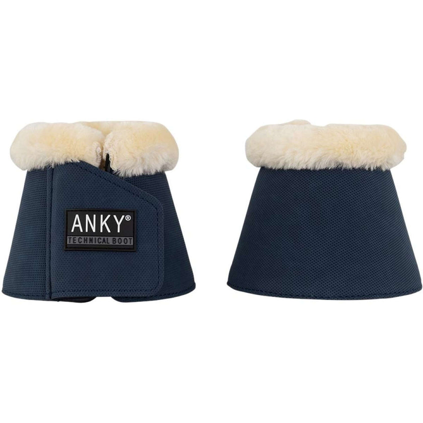 ANKY Springschoenen ATB241004 Fur Dark Navy