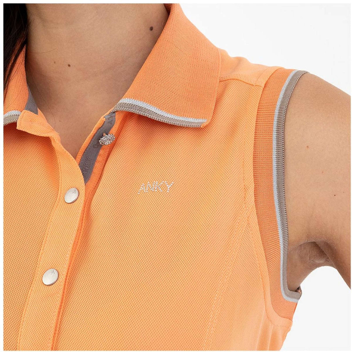 ANKY Polo ATC251202 Mouwloos Gold Sunset