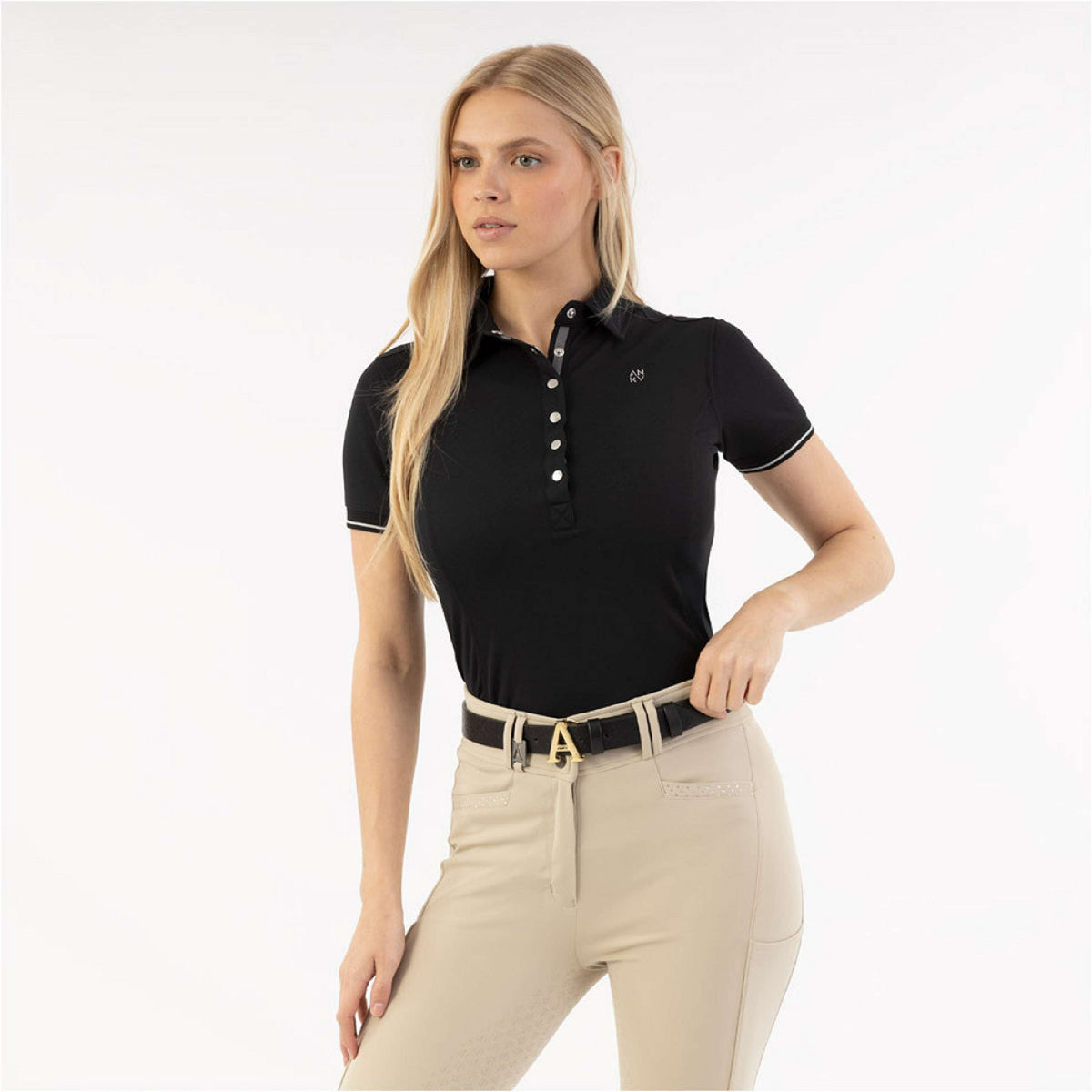 ANKY Polo Essential ATC261201 Zwart