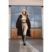 ANKY Lange Jas AW25 Puffer Chocolate Torte