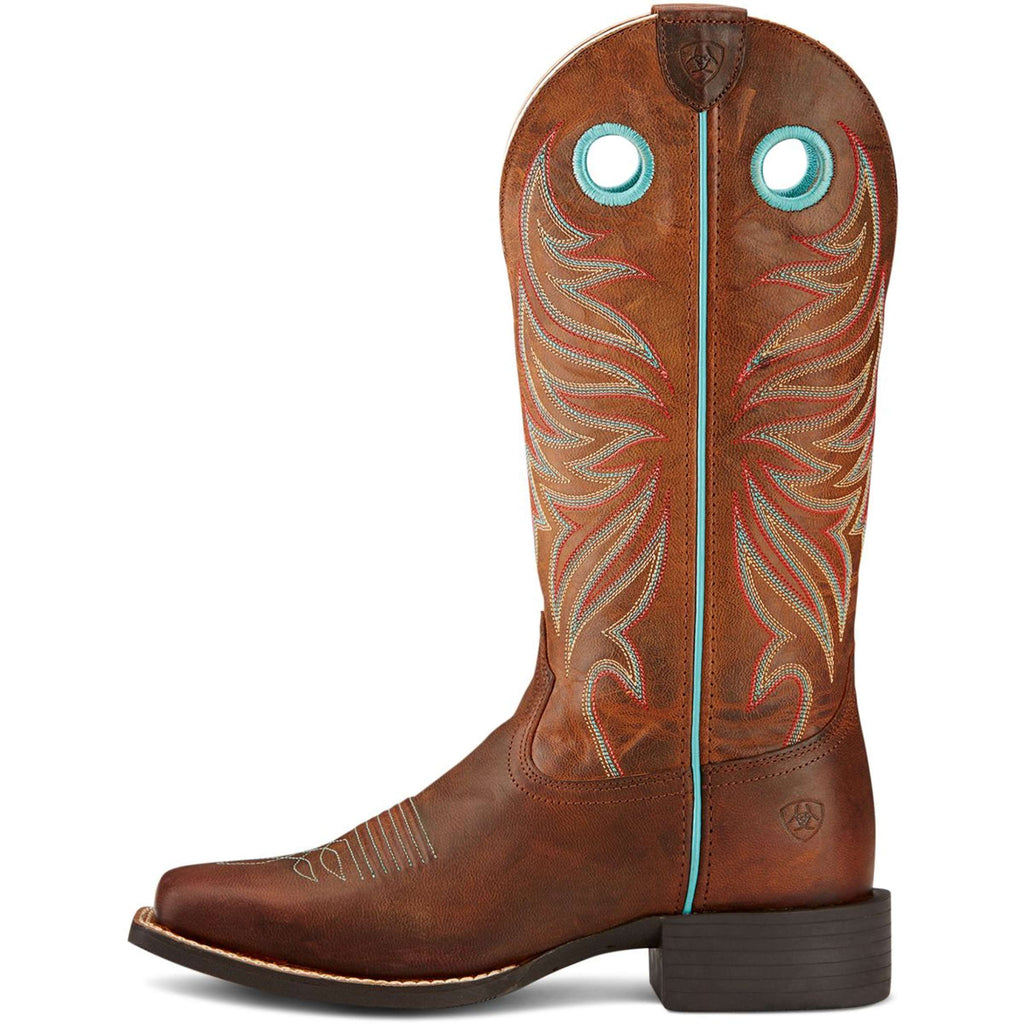 Ariat Westernlaarzen Round Up Ryder Dames Sassy Brown