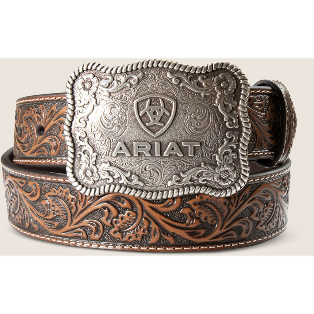 Ariat Riem Cow Buckle Heren Zwart
