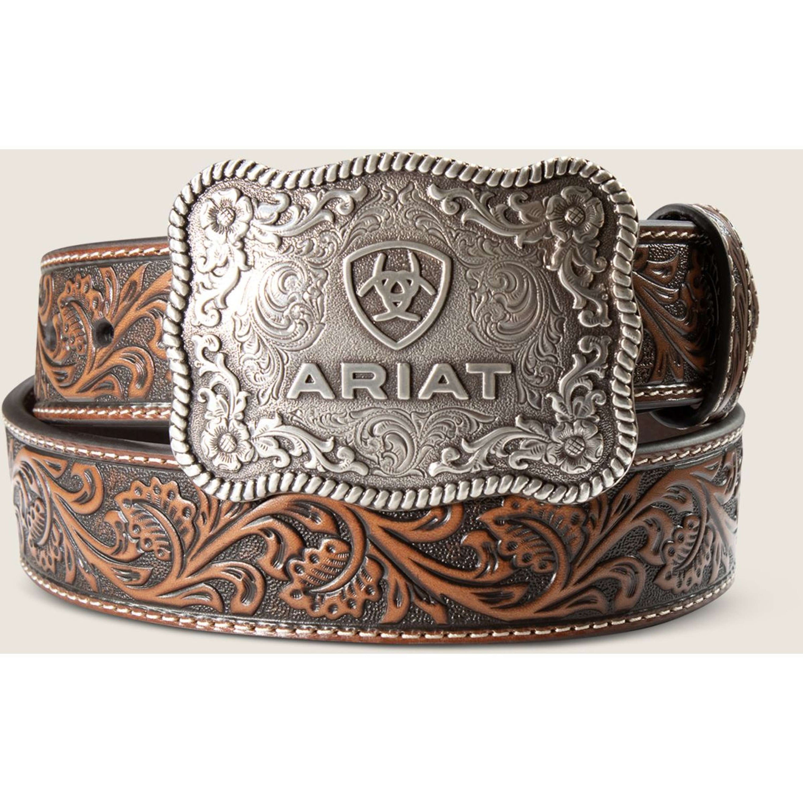 Ariat Riem Cow Buckle Heren Zwart Ariat Riem Cow Buckle Heren Zwart