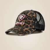 Ariat Pet Embellished Logo Cheetah Print Dames Zwart