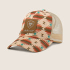Ariat Pet South West Print Logo Patch Dames Roze