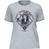 Ariat T-Shirt Don't Press Your Luck Dames Ice Blue