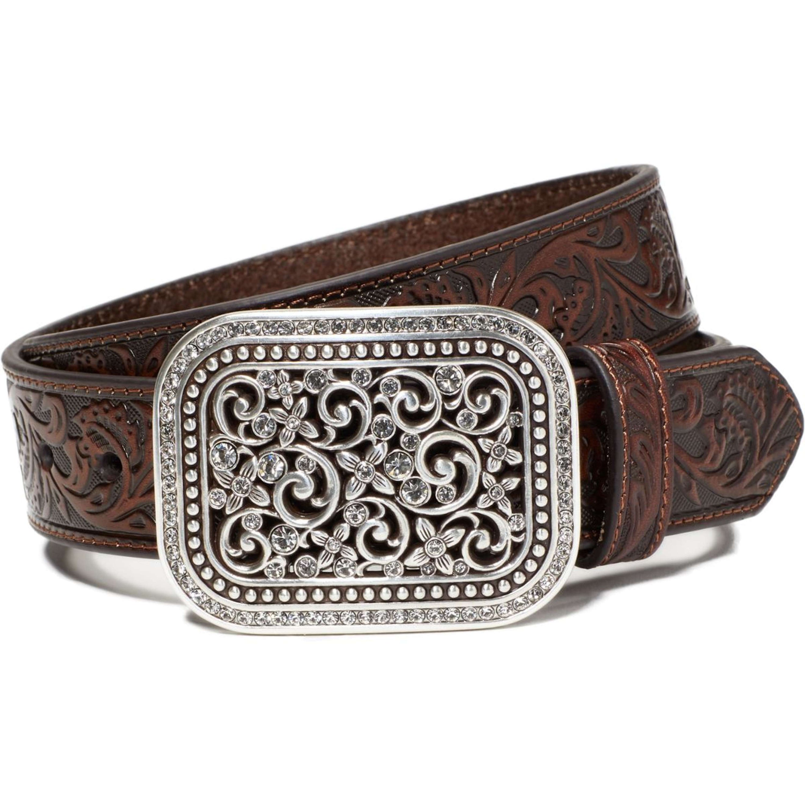 Ariat Riem Rhinestone Fillagree Bruin