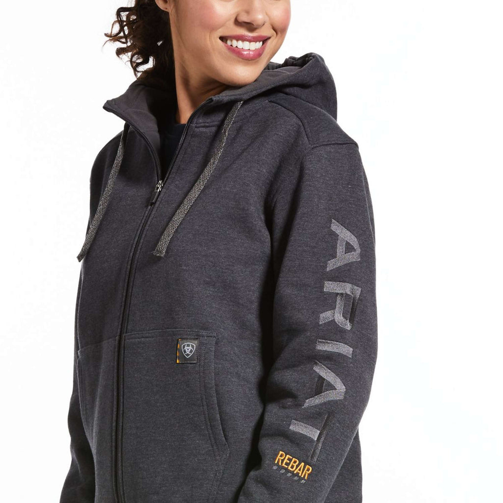 Ariat Vest Rebar All-Weather Dames Charcoal Heather