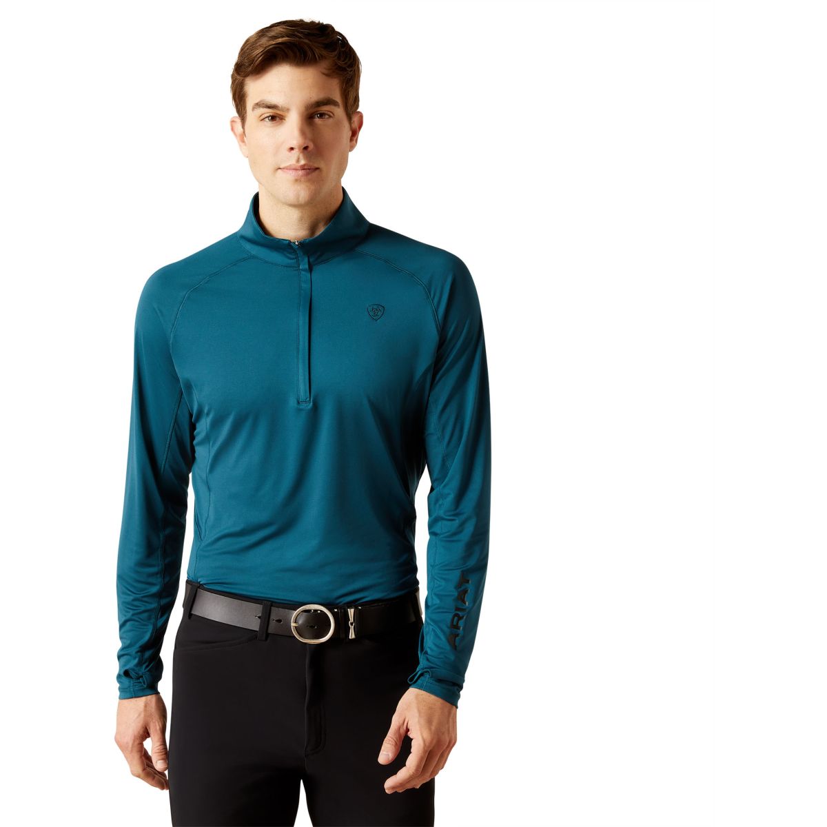 Ariat Base Layer Lowell Zip Heren Reflecting Pond