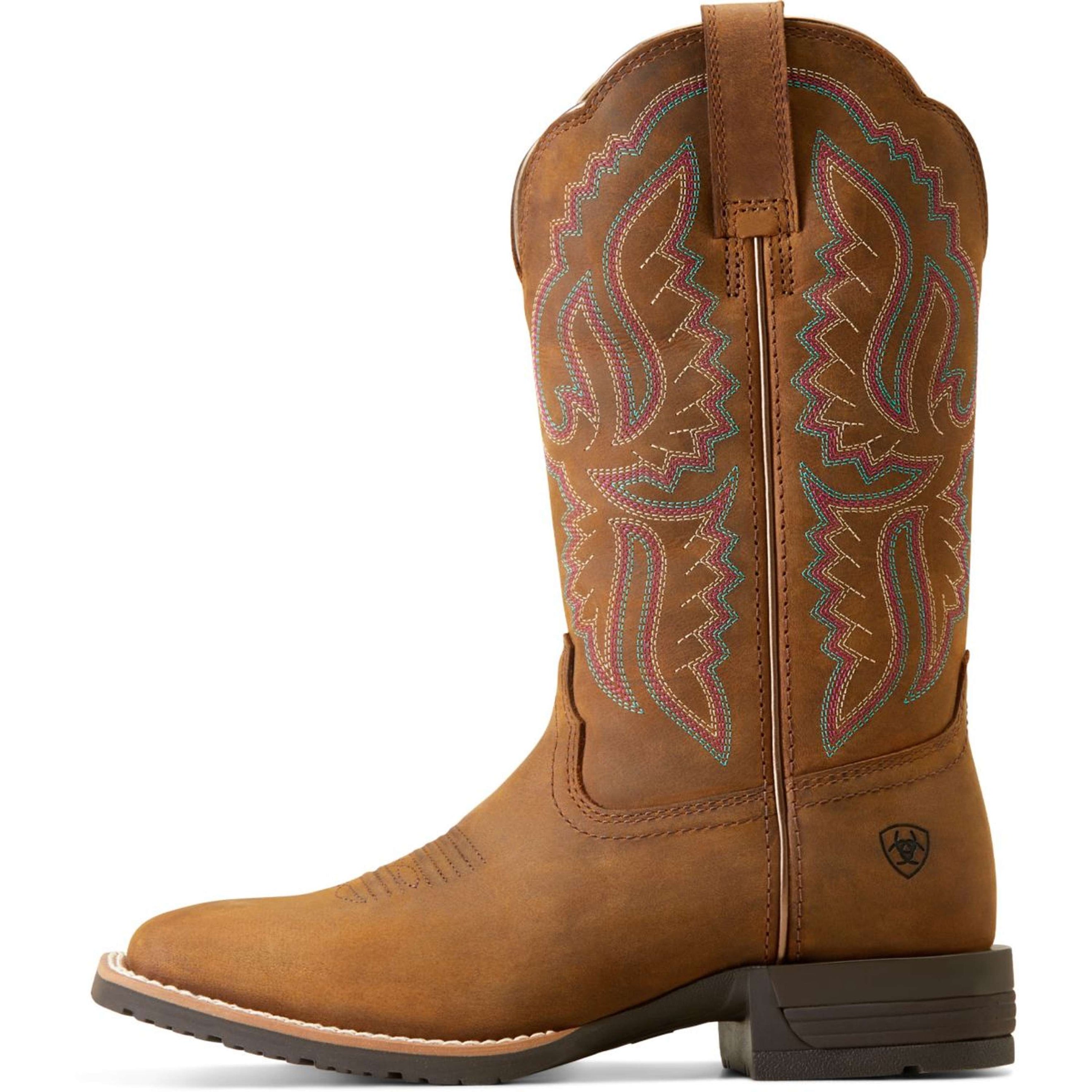 Ariat Westernlaarzen Hybrid Ranchwork Dames Distressed Tan Ariat Westernlaarzen Hybrid Ranchwork Dames Distressed Tan