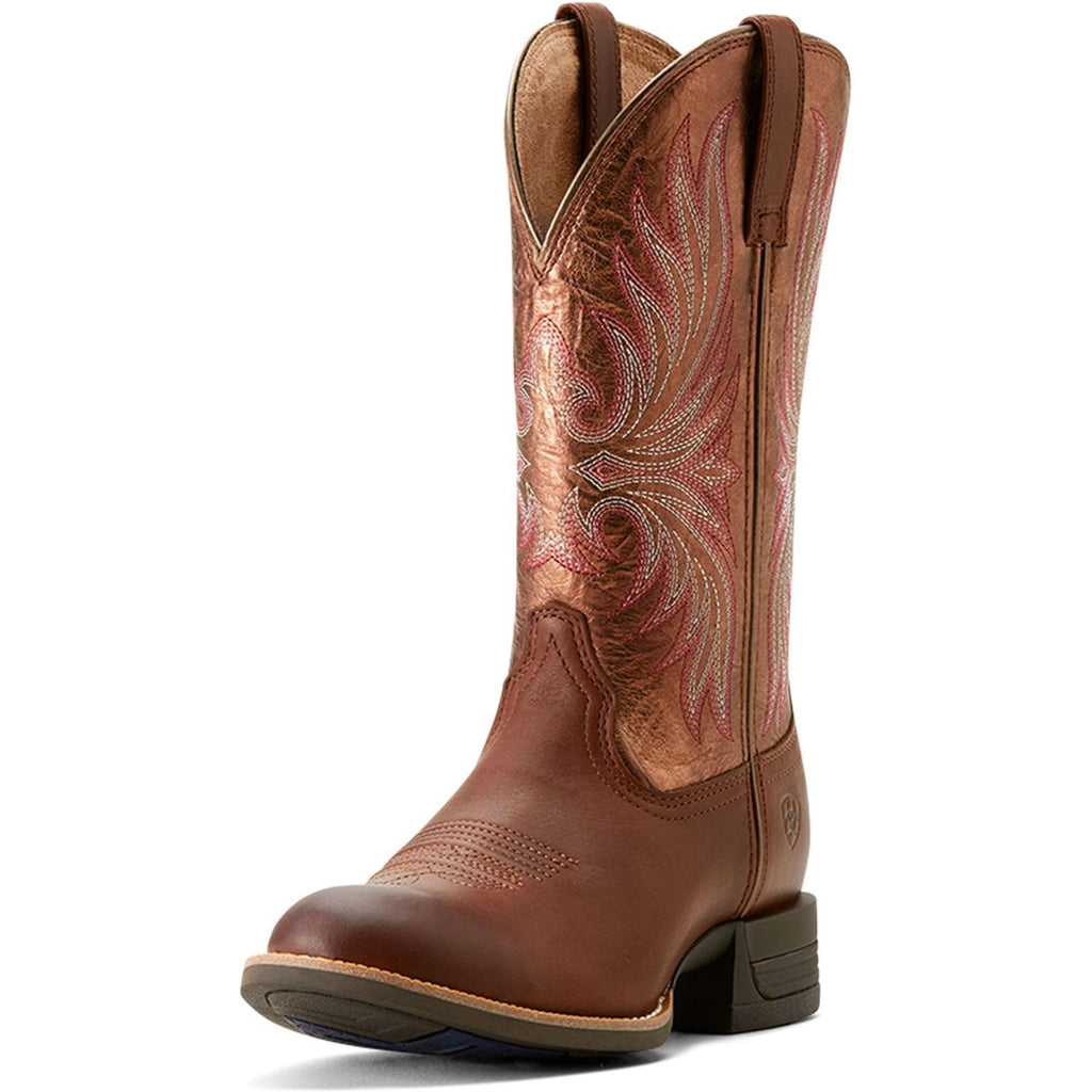 Ariat Westernlaarzen Ranahan Sena Dames Sienna Saddle/Rusty Red