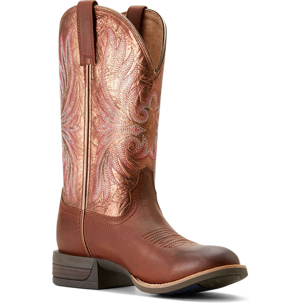 Ariat Westernlaarzen Ranahan Sena Dames Sienna Saddle/Rusty Red