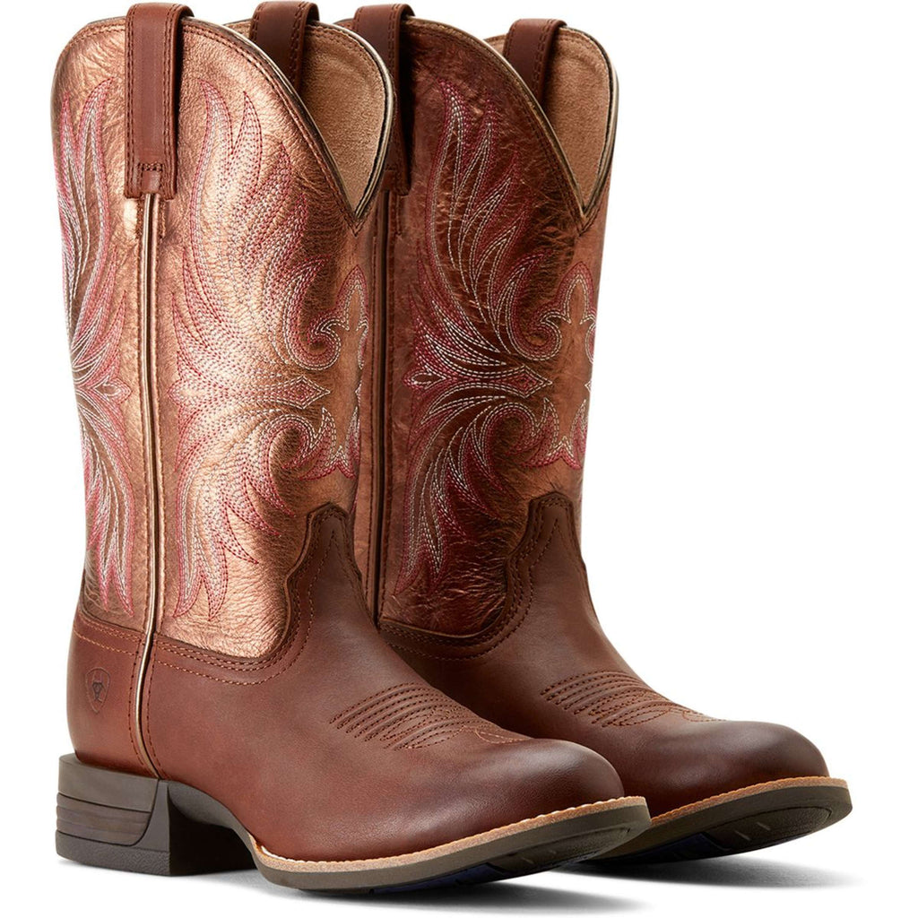 Ariat Westernlaarzen Ranahan Sena Dames Sienna Saddle/Rusty Red