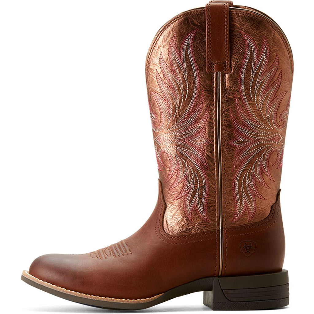 Ariat Westernlaarzen Ranahan Sena Dames Sienna Saddle/Rusty Red