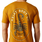 Ariat T-Shirt Scorpion Seal Heren Oranje