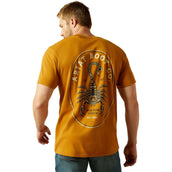 Ariat T-Shirt Scorpion Seal Heren Oranje
