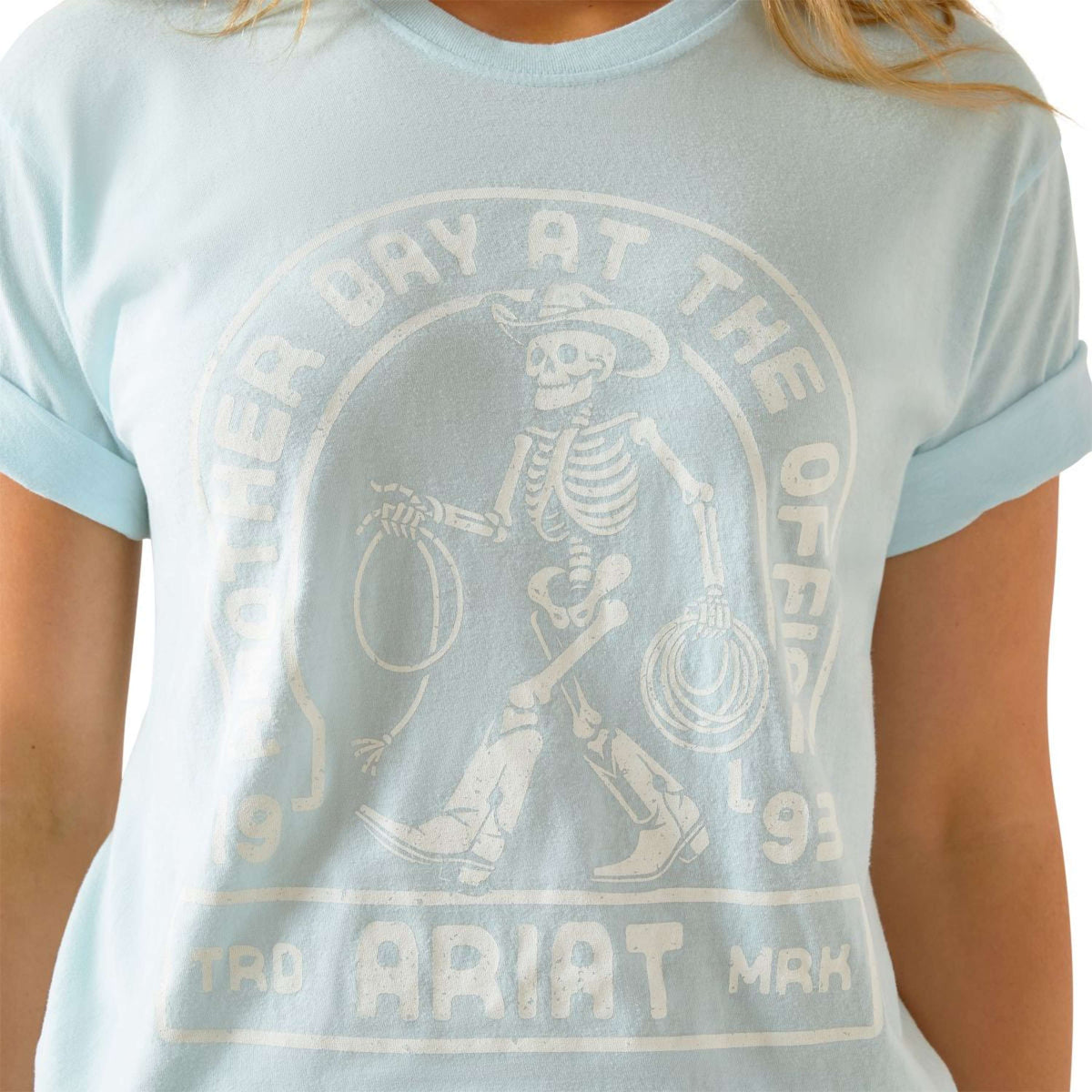 Ariat T-Shirt Another Day Dames Vintage Lagoon
