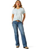 Ariat T-Shirt Another Day Dames Vintage Lagoon