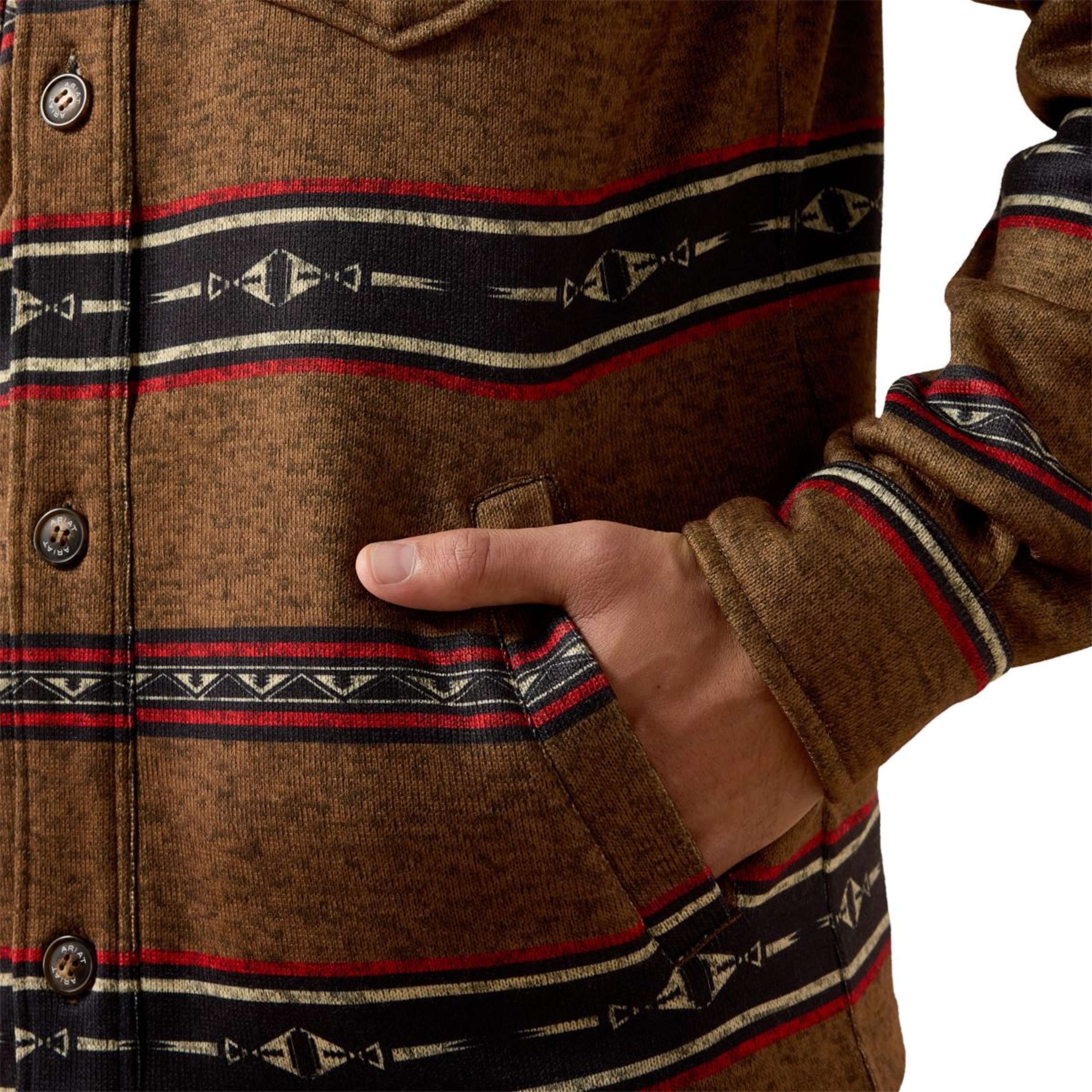 Ariat Blouse Caldwell Heren Toffee Serape