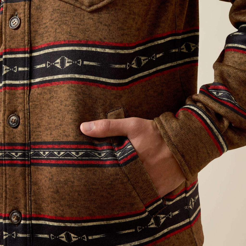 Ariat Blouse Caldwell Heren Toffee Serape