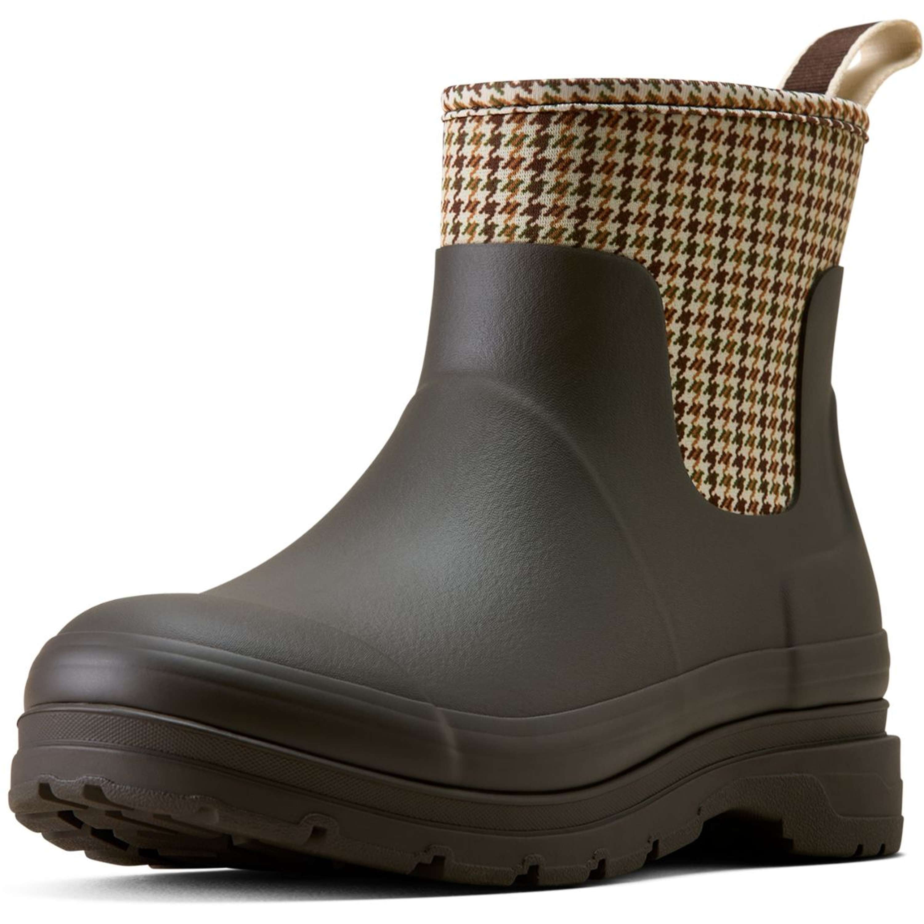 Ariat Jodphurs Kelmarsh Shortie Dames Chocolate/Tan Twill