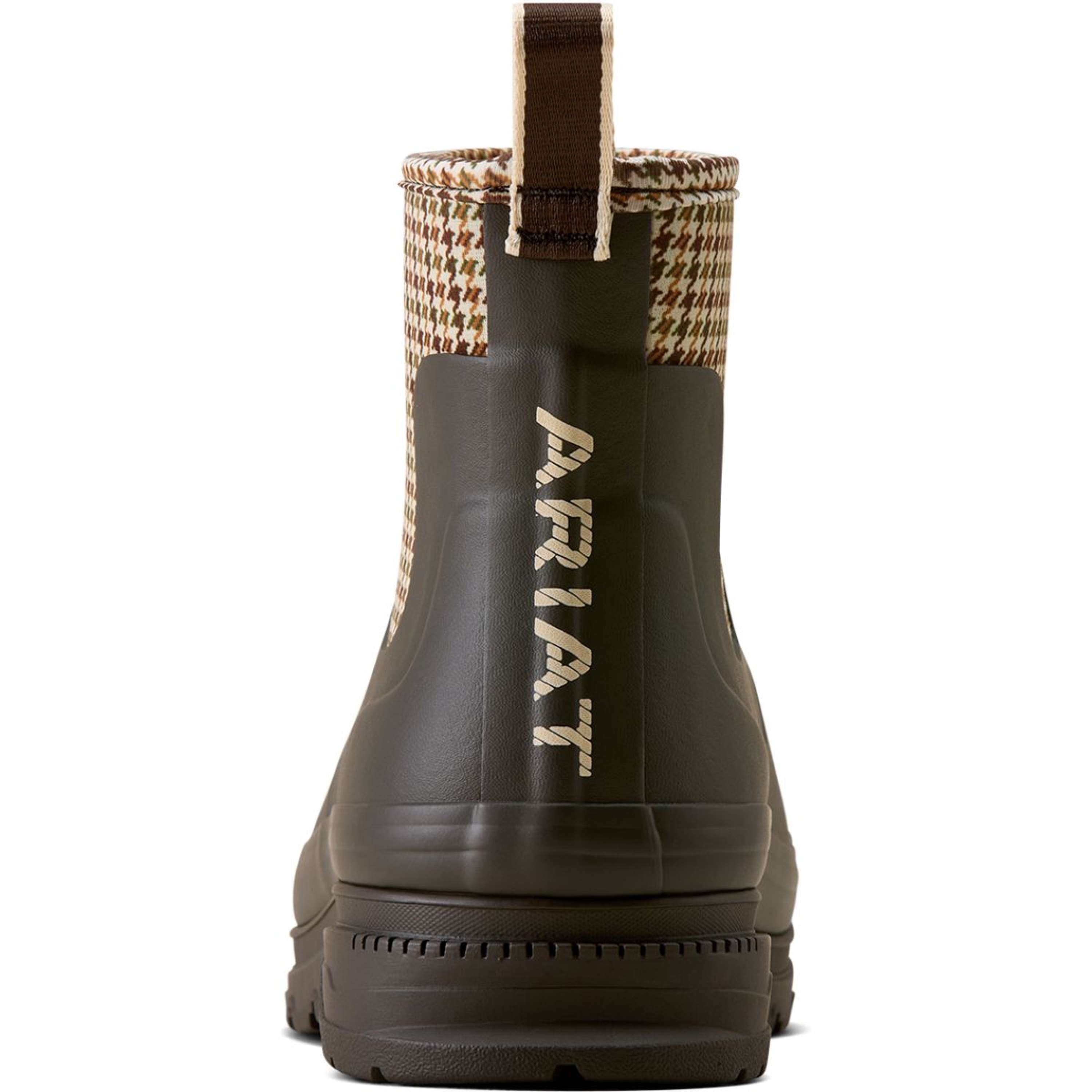 Ariat Jodphurs Kelmarsh Shortie Dames Chocolate/Tan Twill