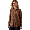 Ariat Blouse Homestyle Dames Bruin