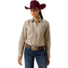 Ariat Blouse Kirby Dames Chocolate Plum