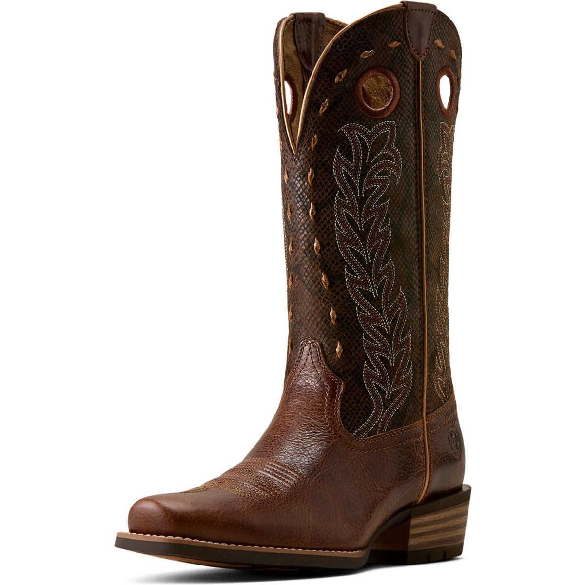 Ariat Westernlaarzen Lucera NcToe Dames Deepest Tan/Chocolate Snake